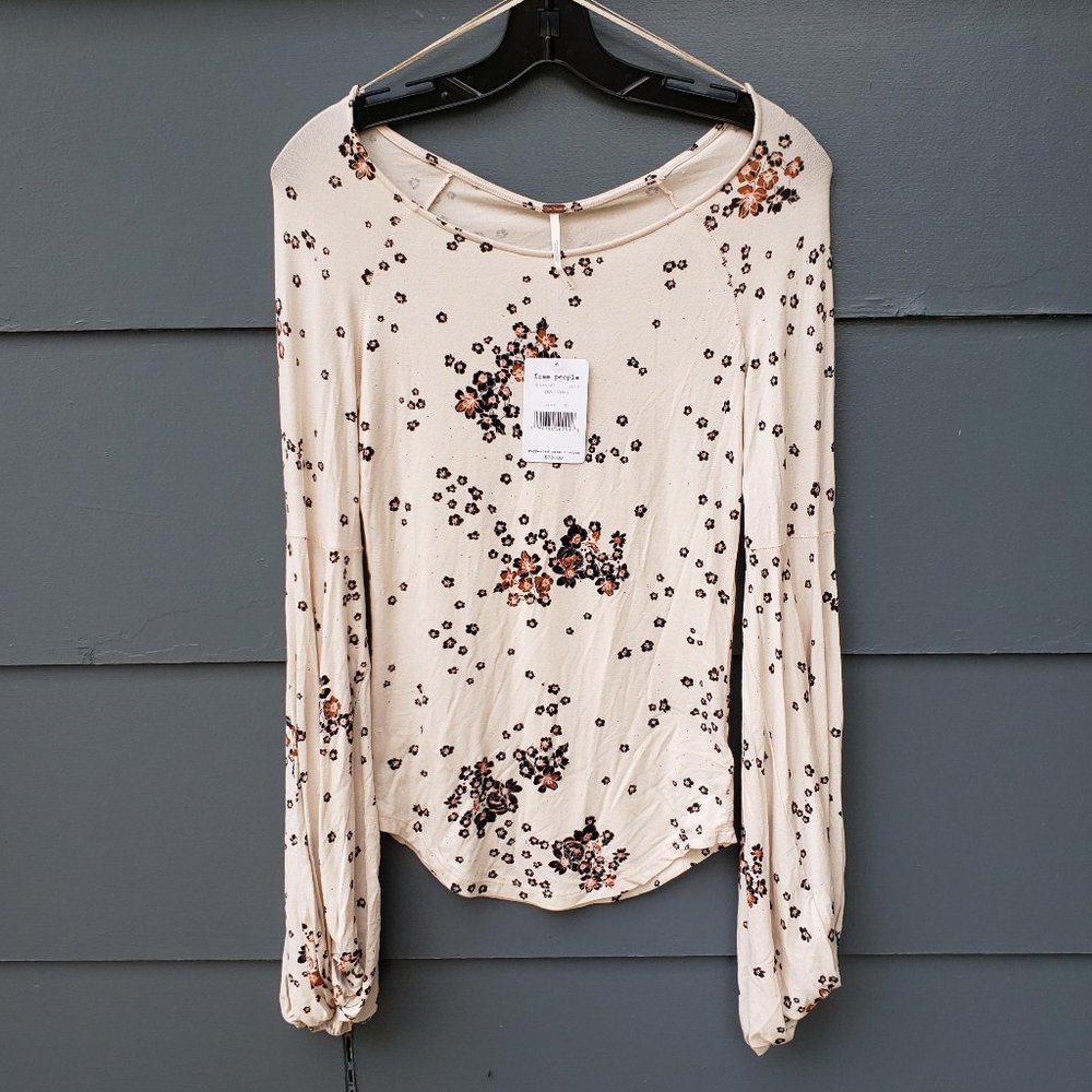 NWT Free People To The Tropics Blouson Sleeve - Picture 3 of 16